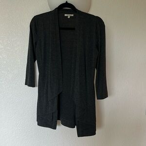 Grey Jersey Knit Cardigan XS from Anthropologie